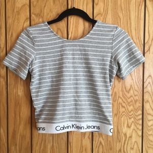 🌵Retro Calvin Klein Jeans cropped top
